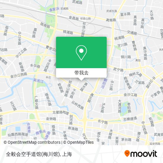 全毅会空手道馆(梅川馆)地图