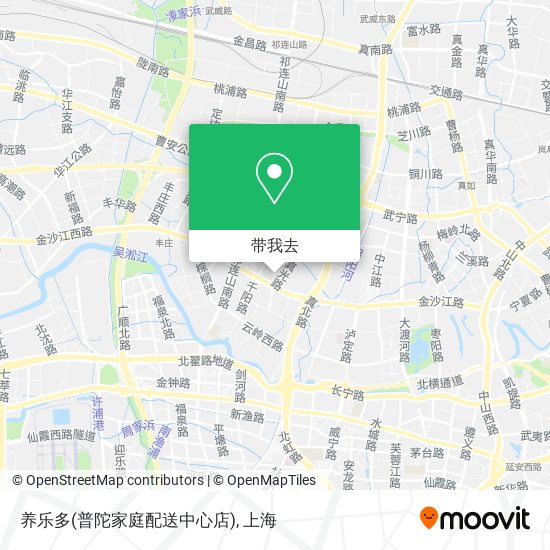 养乐多(普陀家庭配送中心店)地图