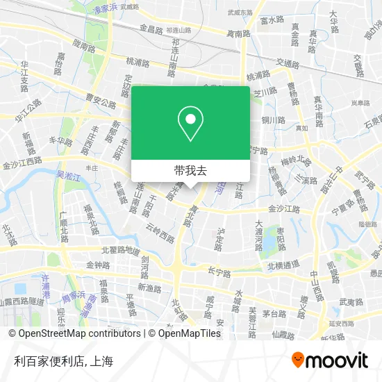利百家便利店地图