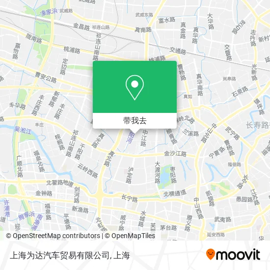 上海为达汽车贸易有限公司地图