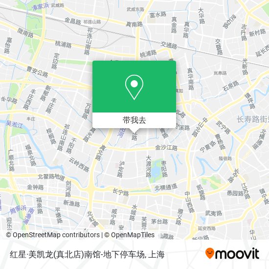 红星·美凯龙(真北店)南馆-地下停车场地图