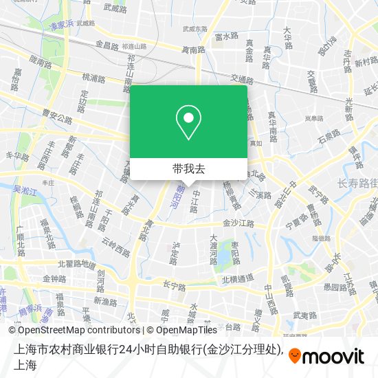 上海市农村商业银行24小时自助银行(金沙江分理处)地图