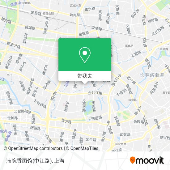 满碗香面馆(中江路)地图