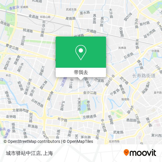 城市驿站中江店地图