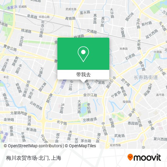 梅川农贸市场-北门地图