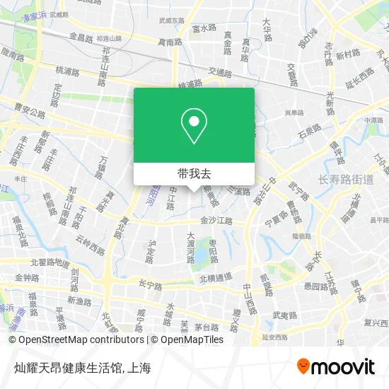 灿耀天昂健康生活馆地图