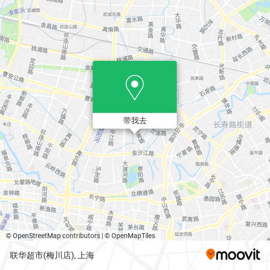 联华超市(梅川店)地图
