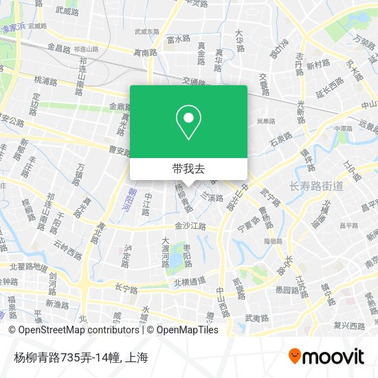 杨柳青路735弄-14幢地图