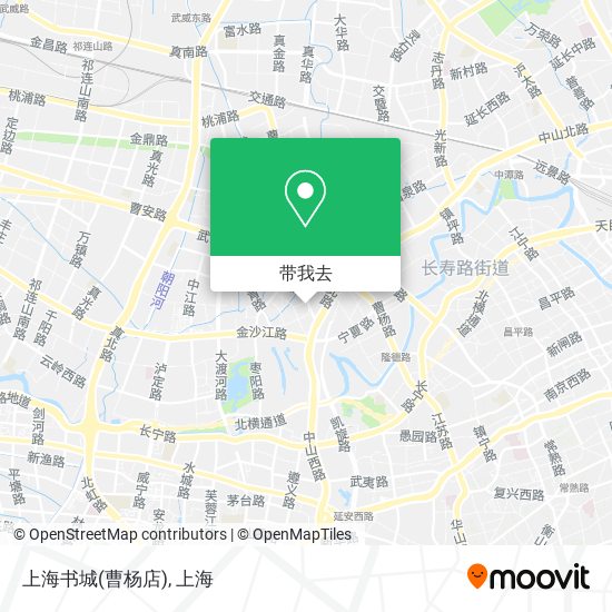 上海书城(曹杨店)地图