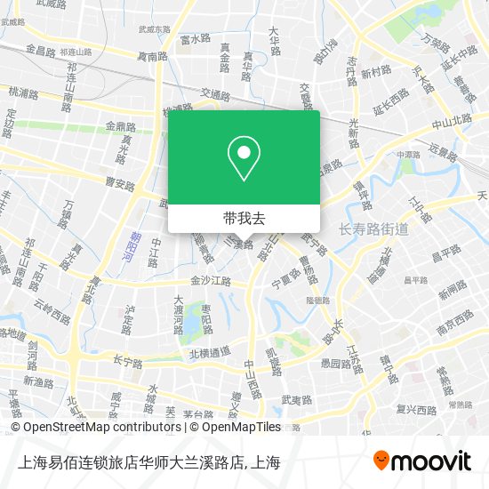 上海易佰连锁旅店华师大兰溪路店地图