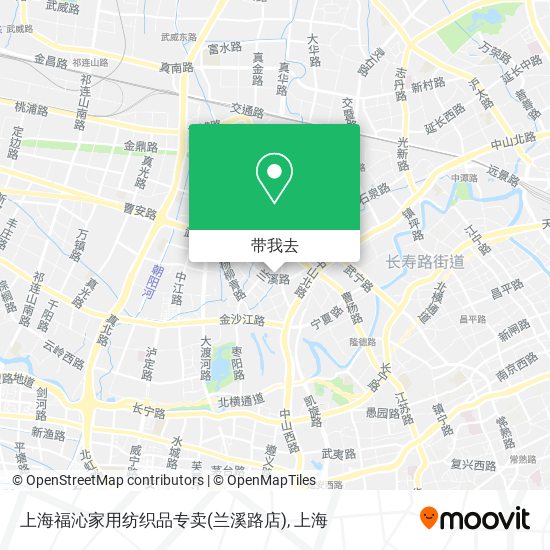 上海福沁家用纺织品专卖(兰溪路店)地图