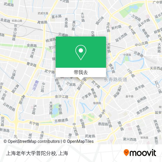 上海老年大学普陀分校地图