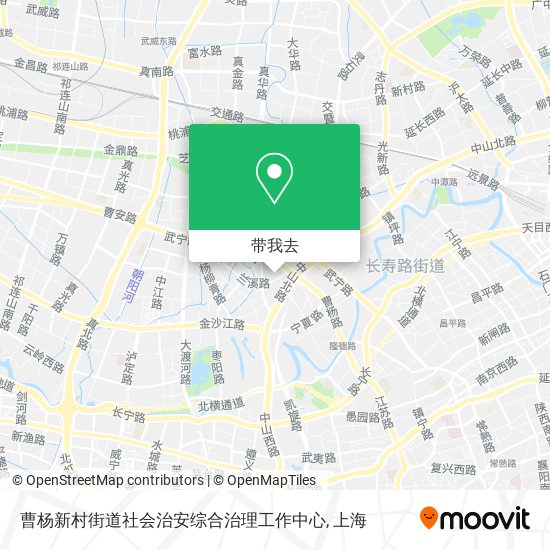 曹杨新村街道社会治安综合治理工作中心地图