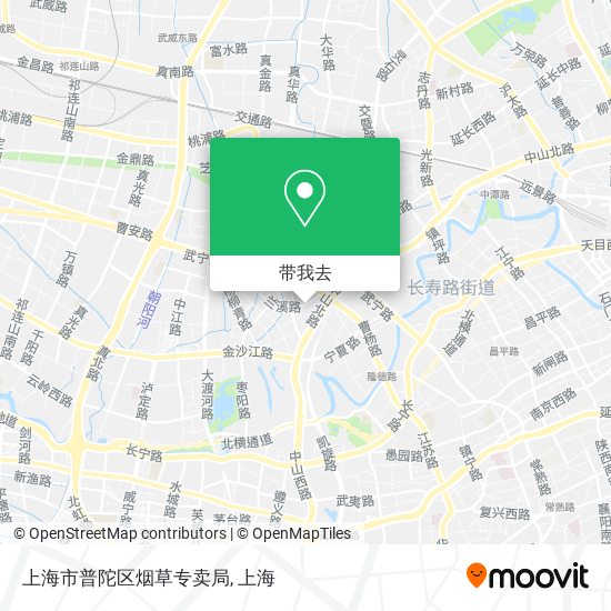 上海市普陀区烟草专卖局地图