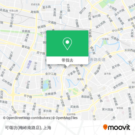 可颂坊(梅岭南路店)地图