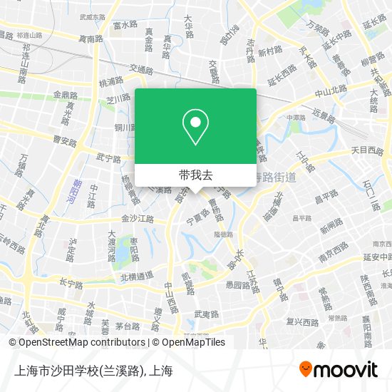 上海市沙田学校(兰溪路)地图
