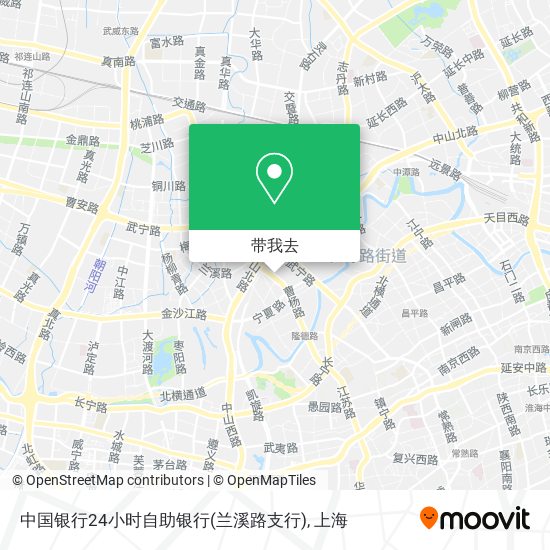 中国银行24小时自助银行(兰溪路支行)地图
