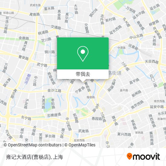 雍记大酒店(曹杨店)地图