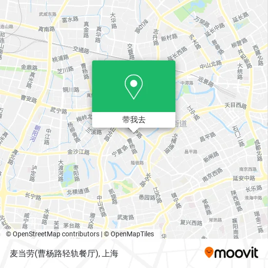 麦当劳(曹杨路轻轨餐厅)地图
