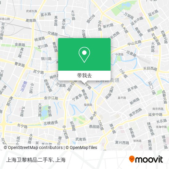 上海卫黎精品二手车地图