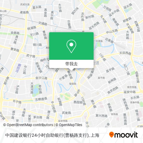 中国建设银行24小时自助银行(曹杨路支行)地图