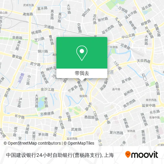 中国建设银行24小时自助银行(曹杨路支行)地图