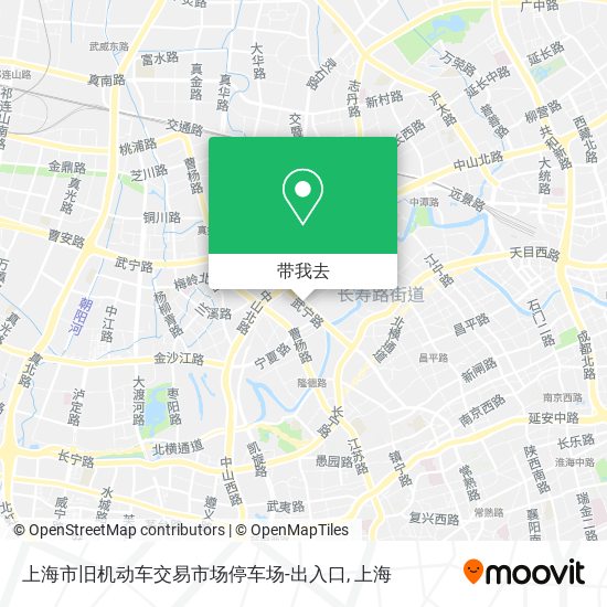上海市旧机动车交易市场停车场-出入口地图