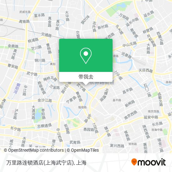 万里路连锁酒店(上海武宁店)地图