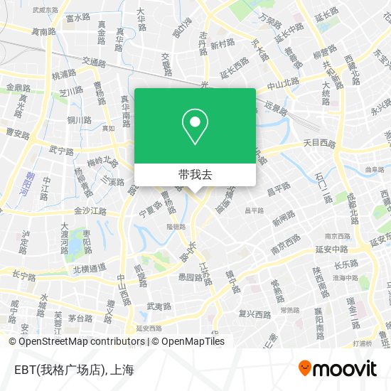 EBT(我格广场店)地图