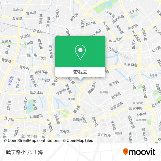 武宁路小学地图