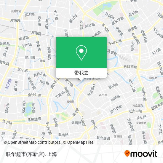 联华超市(东新店)地图