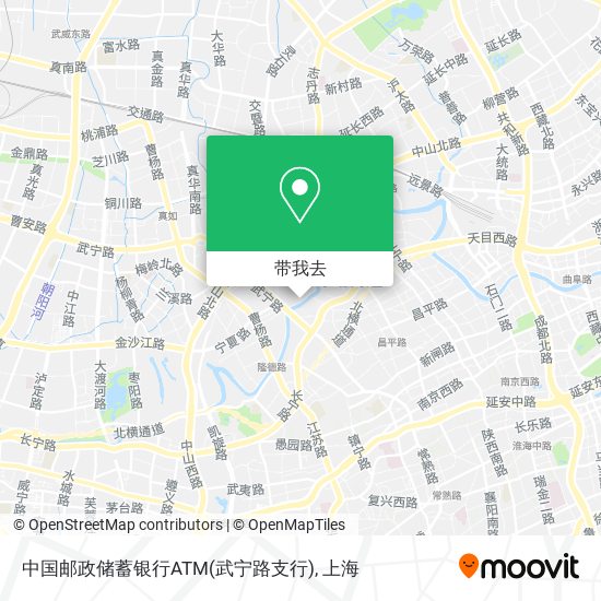 中国邮政储蓄银行ATM(武宁路支行)地图