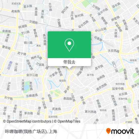 咔喱咖喱(我格广场店)地图