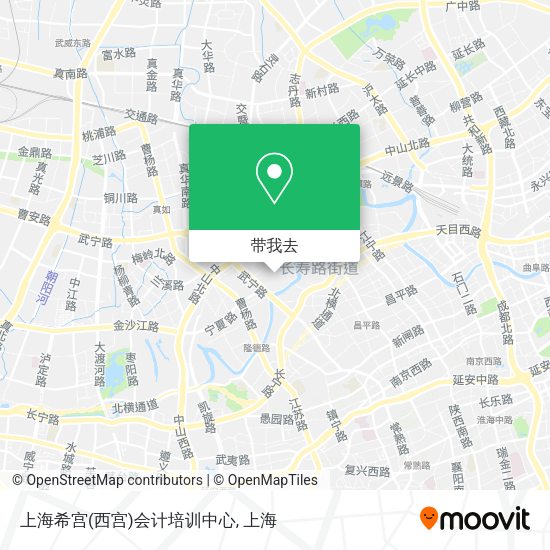上海希宫(西宫)会计培训中心地图