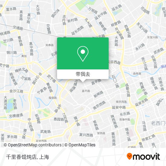 千里香馄饨店地图