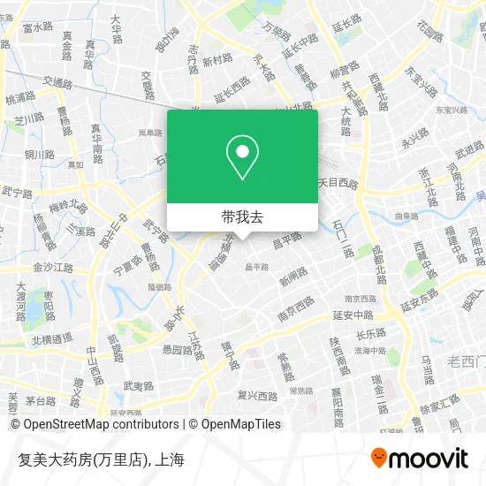 复美大药房(万里店)地图