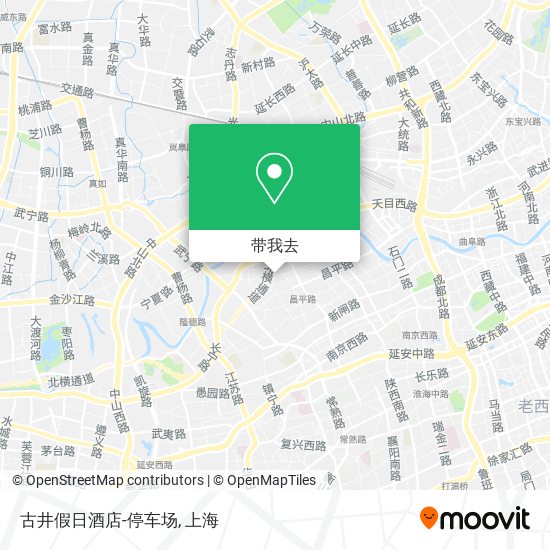 古井假日酒店-停车场地图
