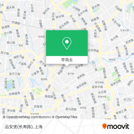 品安煲(长寿路)地图