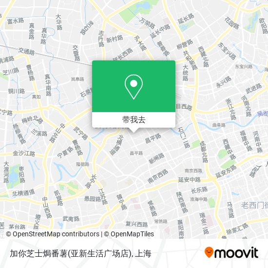 加你芝士焗番薯(亚新生活广场店)地图