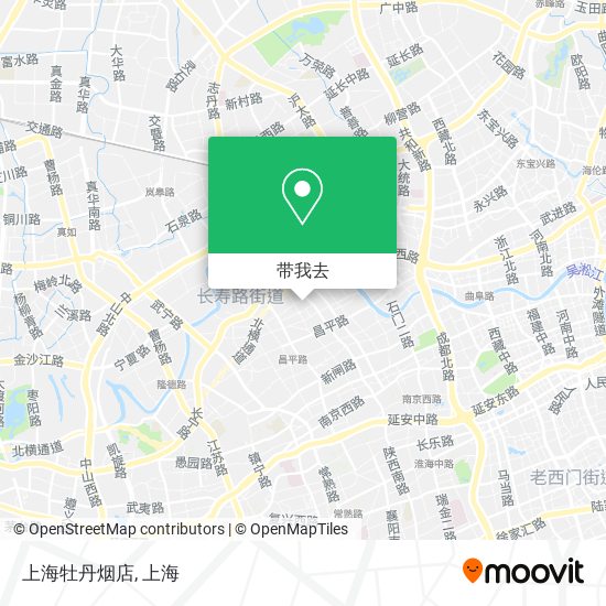 上海牡丹烟店地图