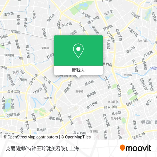 克丽缇娜(特许玉玲珑美容院)地图