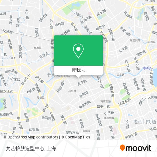梵艺护肤造型中心地图