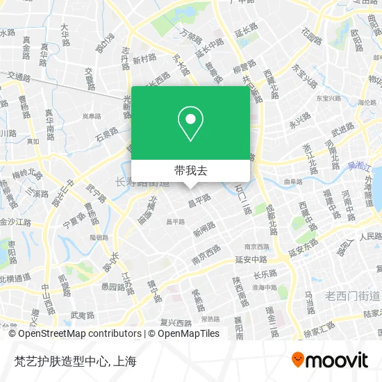 梵艺护肤造型中心地图