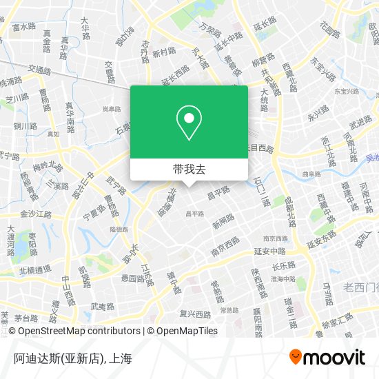 阿迪达斯(亚新店)地图