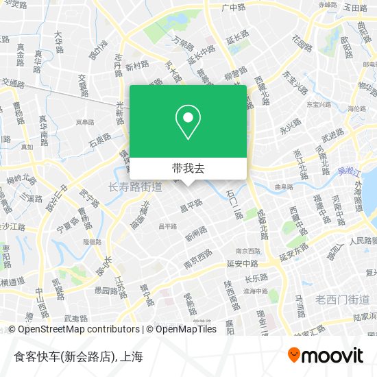 食客快车(新会路店)地图