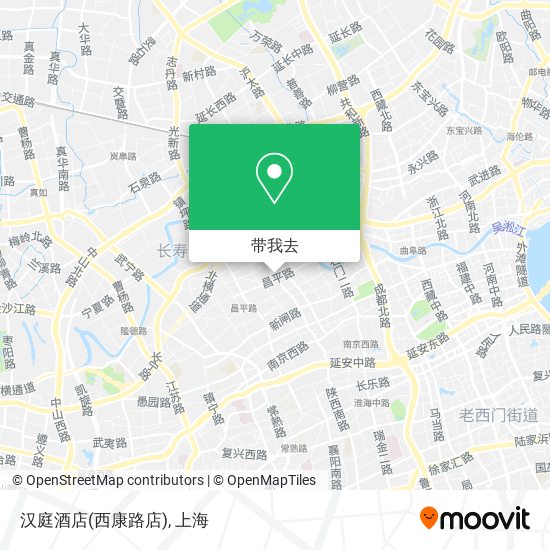 汉庭酒店(西康路店)地图