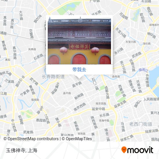 玉佛禅寺地图