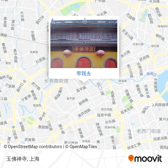 玉佛禅寺地图