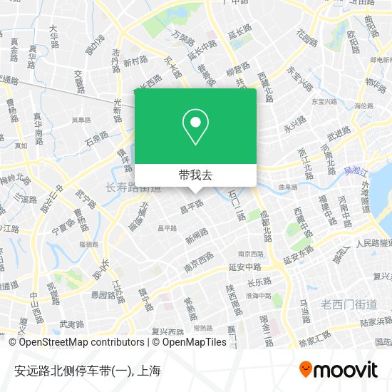 安远路北侧停车带(一)地图