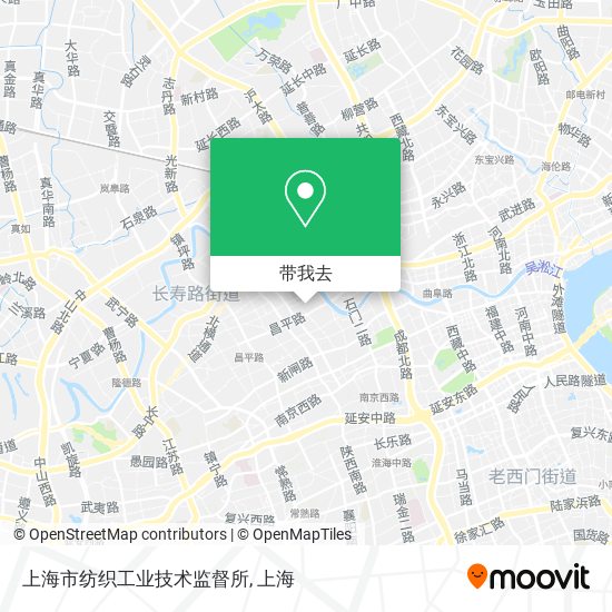 上海市纺织工业技术监督所地图